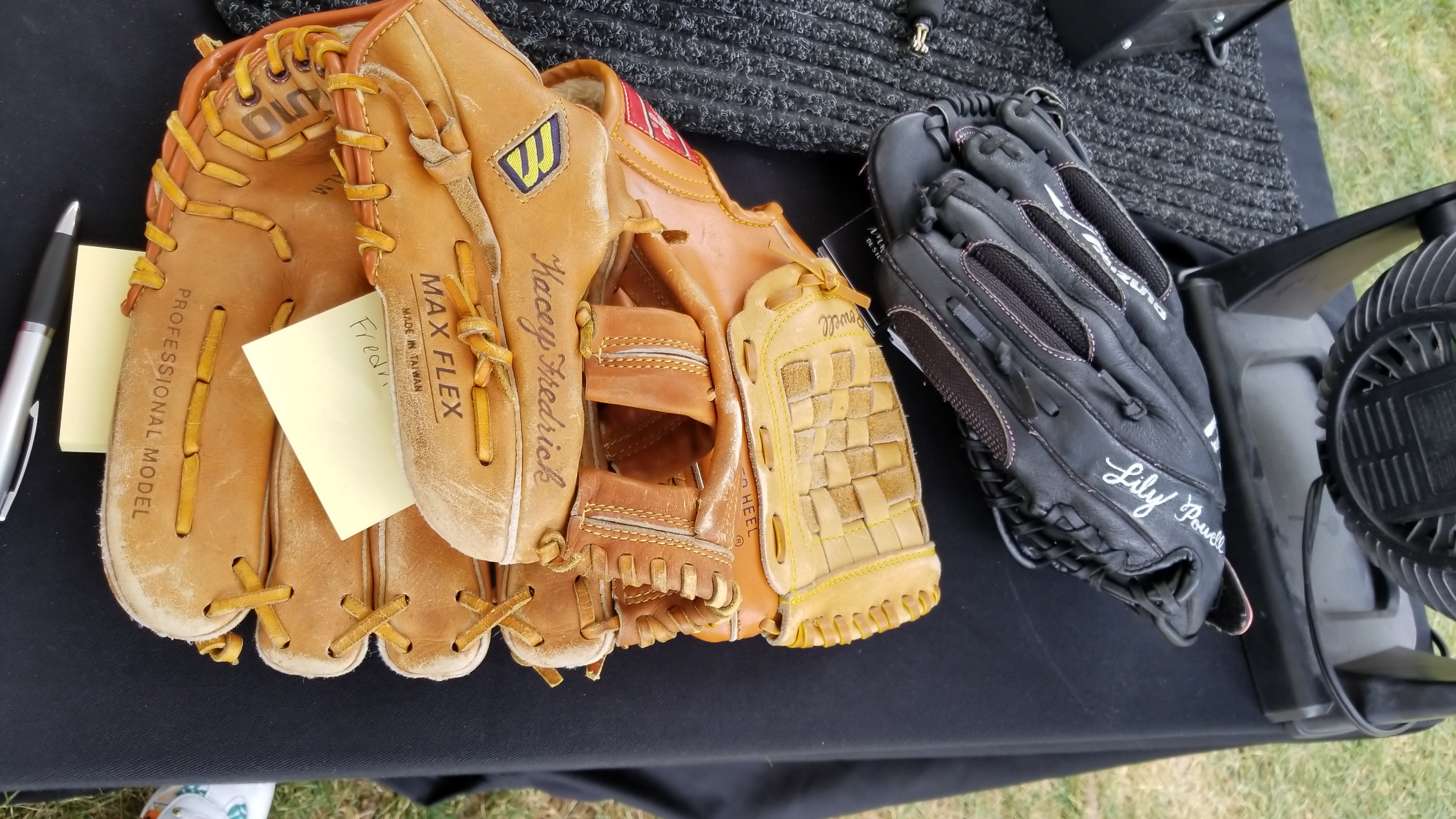 Leather Baseball Glove Engraving at the MLB All Star Game Summer Riverfest